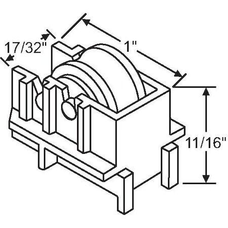 Strybuc Sliding Window Roller Assembly 900-11993R